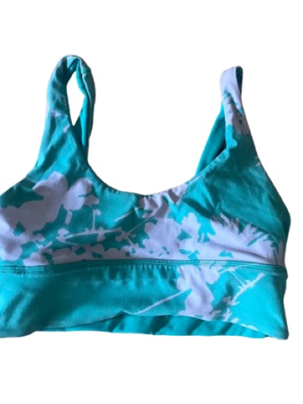 Lululemon Align Bra,A/B Cup BLOSSOM SILHOUETTE MAX Lilac Smoke Kelly Green 6 - Picture 7 of 10